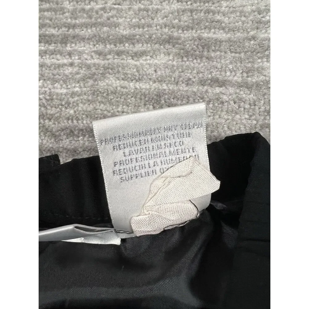 Worthington Petite Pants Womens 10P Black Lined Dress Pleated Casual‎